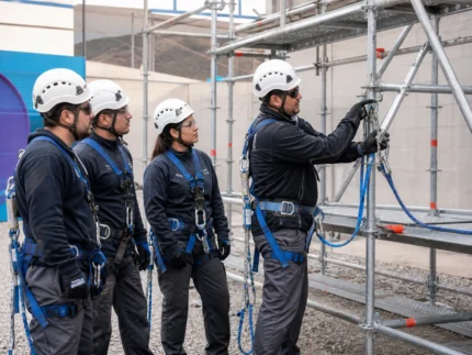 Capacitación práctica en montaje y desmontaje seguro de andamios